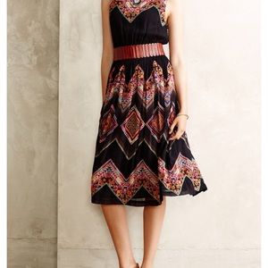 Anthropologie chevron dress